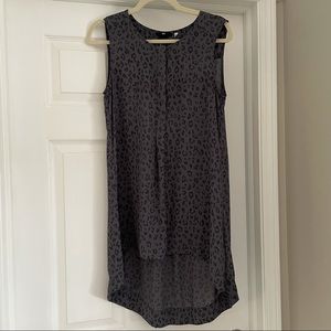 H&M Sleeveless Leopard Print Tunic Size 8